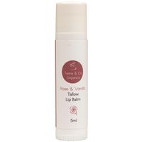 Twine & Co Organics Tallow Lip Balm - Rose & Vanilla